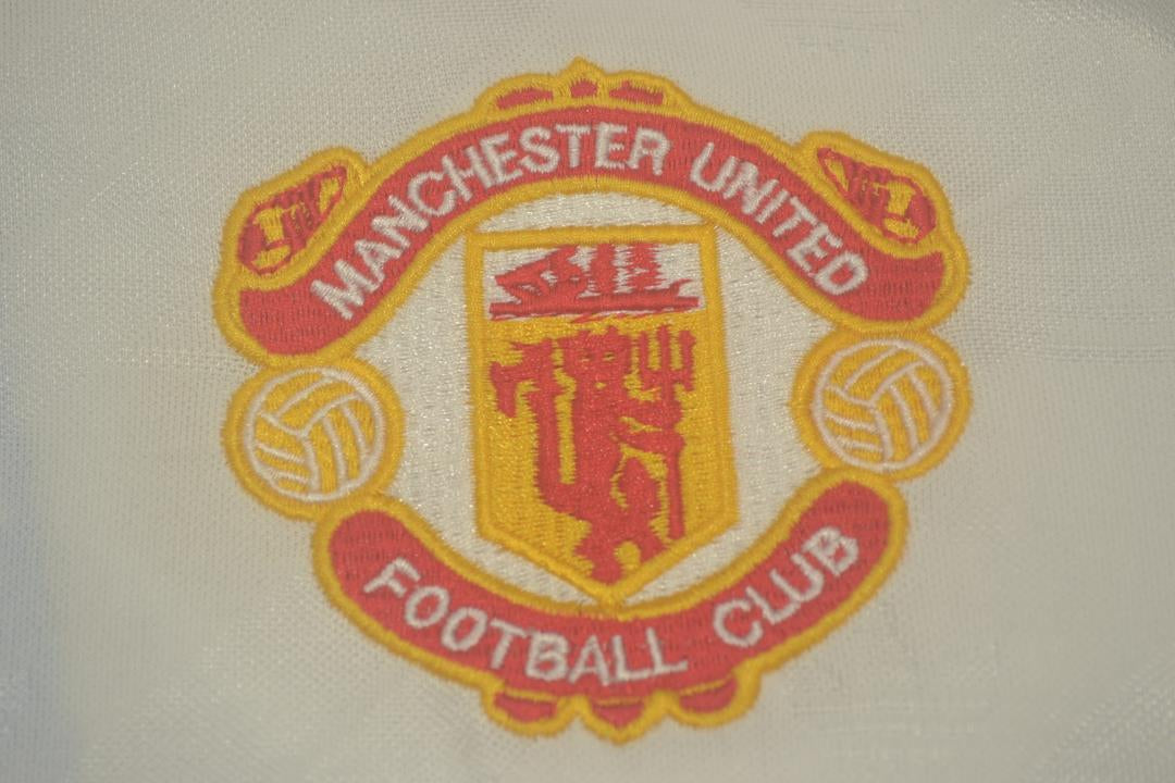 Manchester United Away White Long Sleeve 86/88