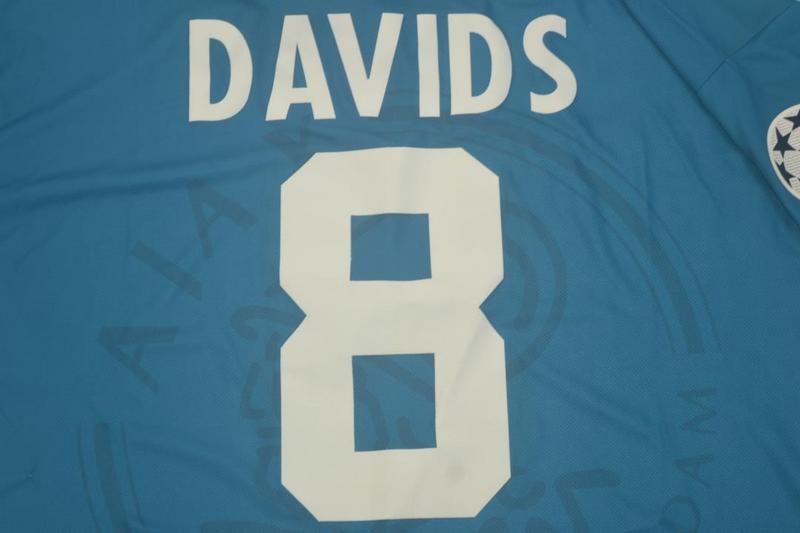 Ajax Away Blue 95/96 "Davids" Nº 8