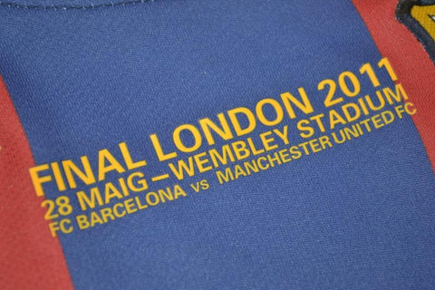 Barcelona UCL Final Jersey 2011 "Messi" Nº 10